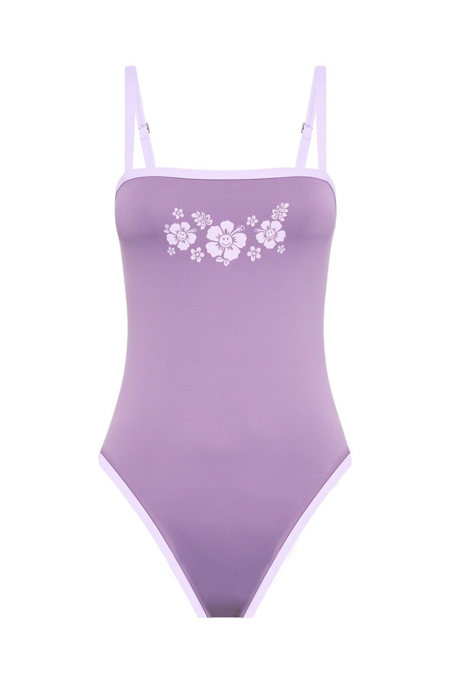 Women Emma Mulholland on Holiday Swimwear | Purple Vacation One Piece