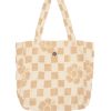 Accessories Emma Mulholland on Holiday | Happy Check Terry Tote-Sand