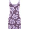 Women Emma Mulholland on Holiday Knitwear | Happy Hibiscus Knit Mini Dress-Purple