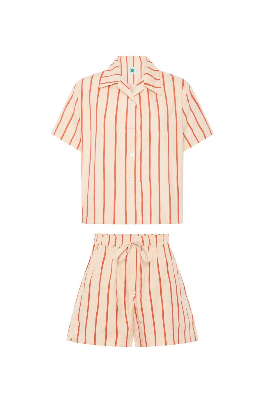 Women Emma Mulholland on Holiday Resort Sets | Thin Stripe Short Set
