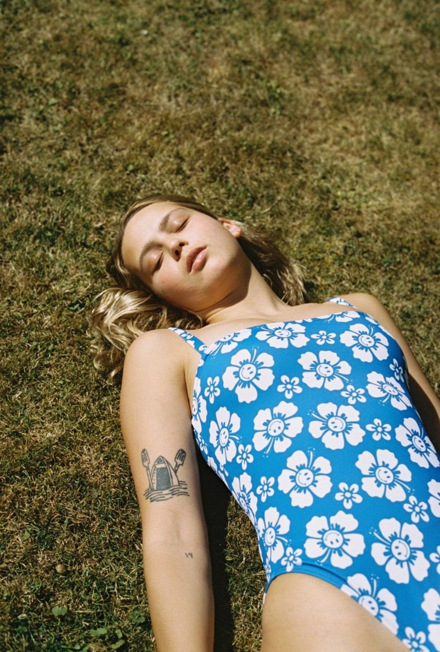 Women Emma Mulholland on Holiday Swimwear | Happy Hibiscus Vacation One Piece