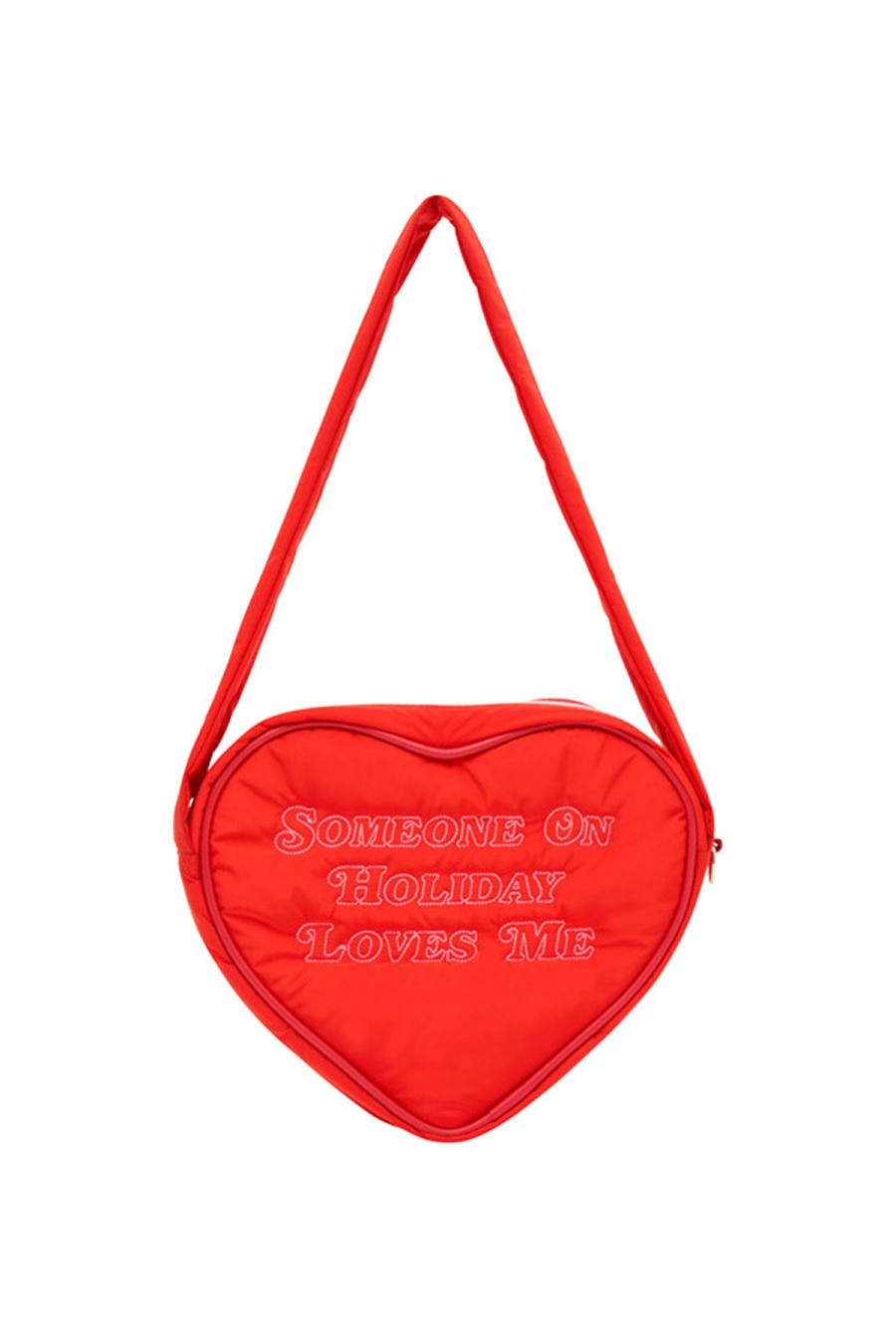 Accessories Emma Mulholland on Holiday | On Holiday Heart Bag-Red/Pink