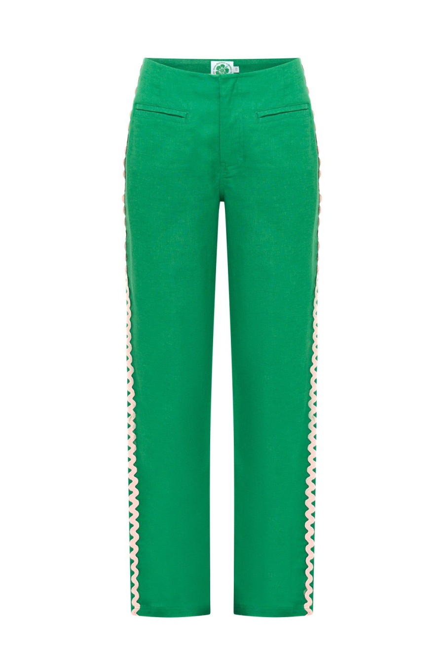Women Emma Mulholland on Holiday Pants | Spaghetti Kokomo Pants-Green/Pink