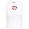 Women Emma Mulholland on Holiday Tees & Tops | Heart Tank Top-White