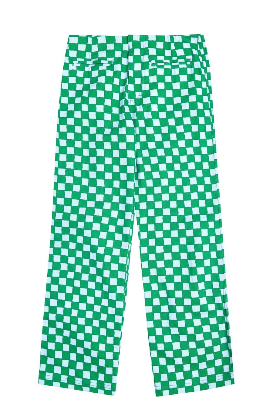 Women Emma Mulholland on Holiday Pants | Check Kokomo Pant-Blue/Green